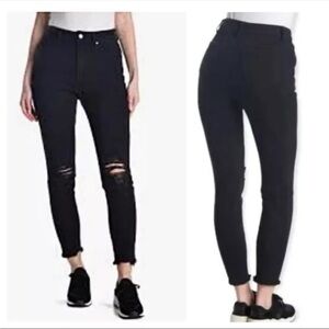 CP Jeans High Rise Crop Straight Skinny Jeans